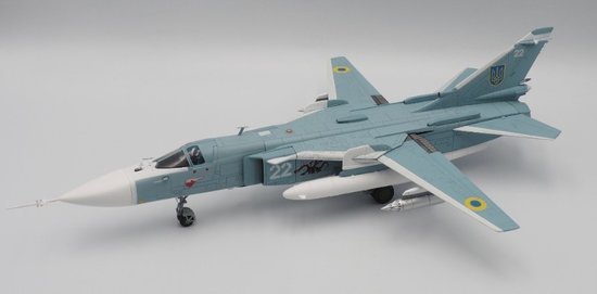Sukhoi SU-24M Fencer Ukraine White 22 Soviet Stars Wave 2 